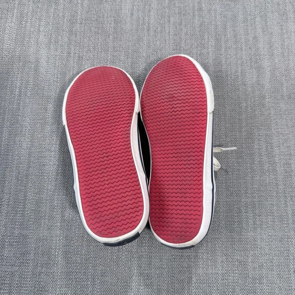 Sperry Kids Crest Vibe White Leather Low Top Sneakers STK262731 Size 1M‎